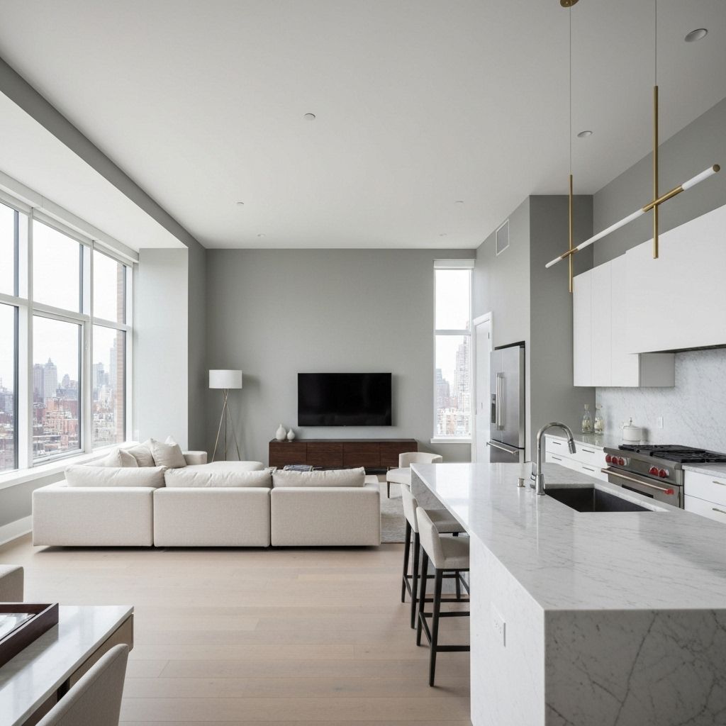 Completed luxury interior